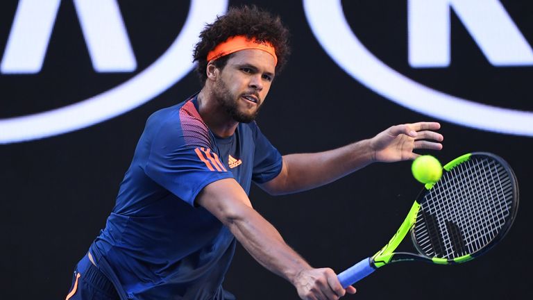 Jo-Wilfried Tsonga safely made it through to the last eight