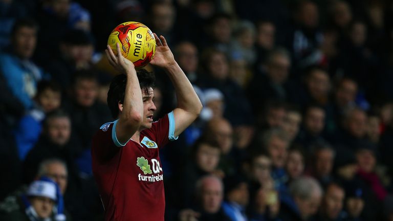 Joey Barton in Championship action for Burnley last season