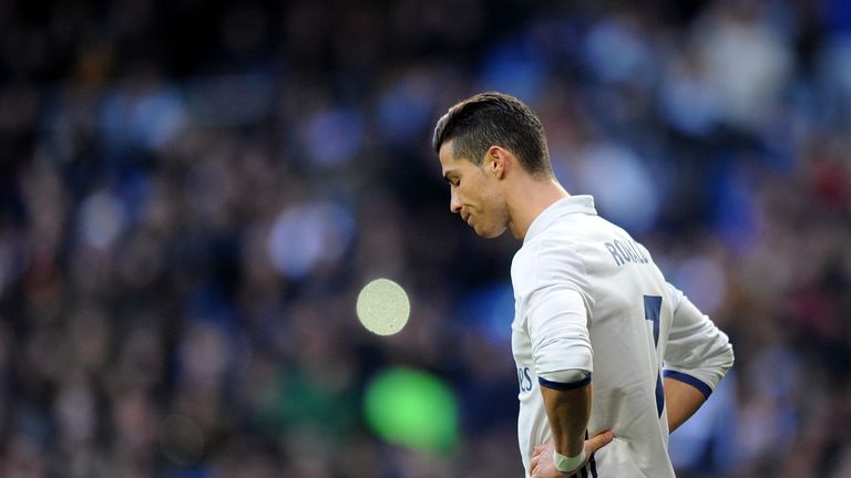 It was a disappointing afternoon for Cristiano Ronaldo