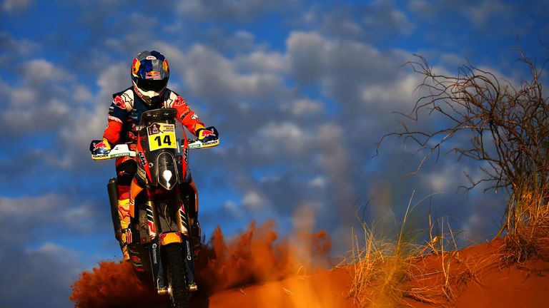 Sam Sunderland during the 11th stage on Friday