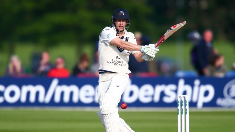 Adam Voges of Middlesex bats during day one of the Specsavers County Championship Division One match against Hampshire