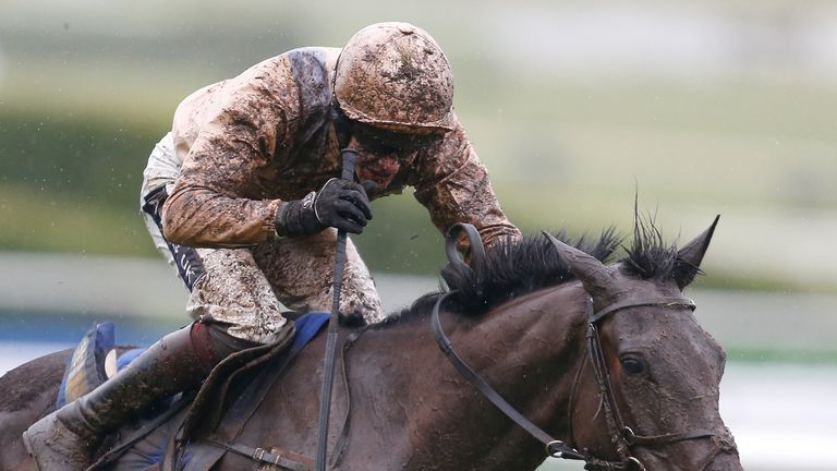 Aidan Coleman riding Shantou Flyer win the BetBright Best For Festival betting Handicap Chase at Cheltenham 