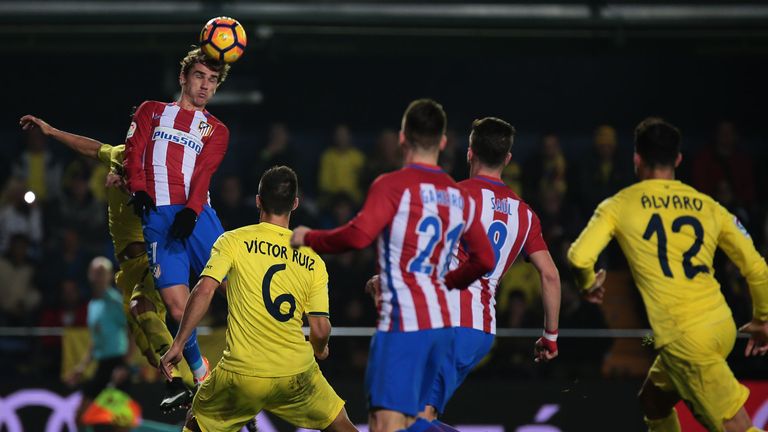 Griezmann is surprisingly strong in the air