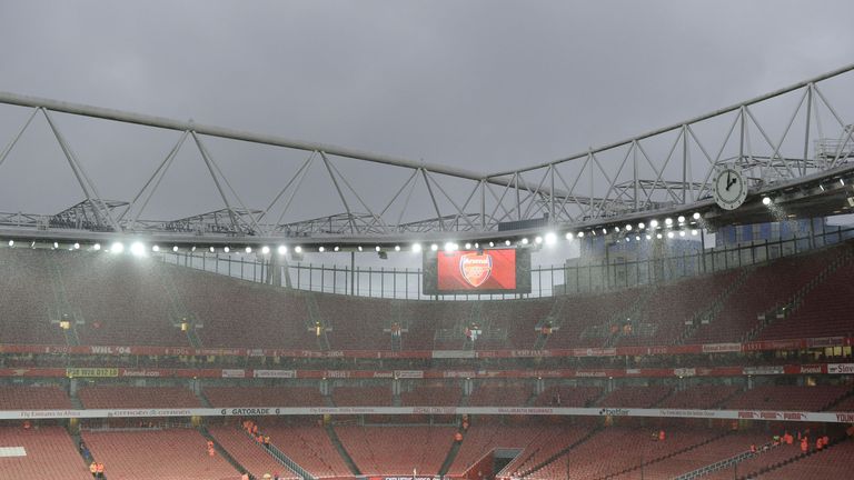 The Emirates ahead of Arsenal v Crystal Palace