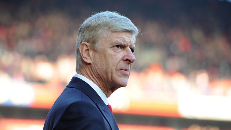 Arsene Wenger prior to the Premier League match between Arsenal and Burnley at Emirates Stadium
