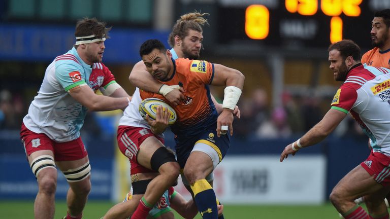 Ben Te'o scored for Worcester shortly after the break