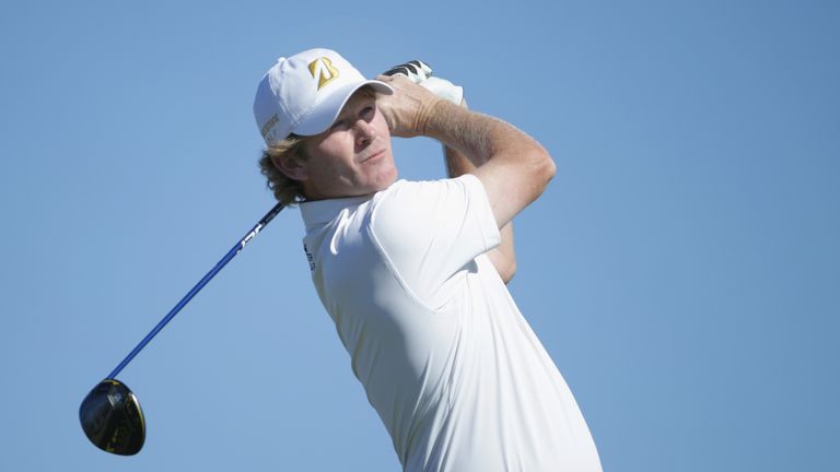 Defending champion Brandt Snedeker struggled to a 73 to finish five behind