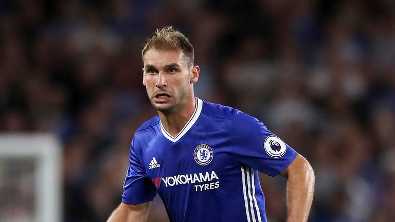 Chelsea's Branislav Ivanovic in action