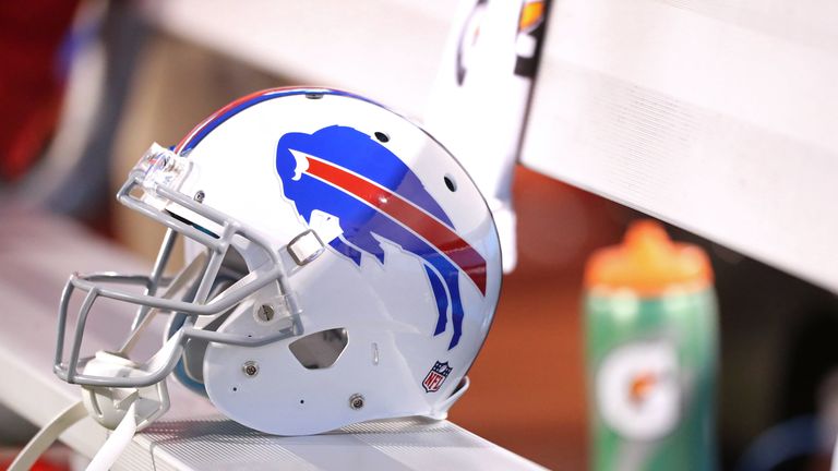 ORCHARD PARK, NY - SEPTEMBER 15: A Buffalo Bills helmet sits on the bench before the game against the New York Jets at New Era Field on September 15, 2016 
