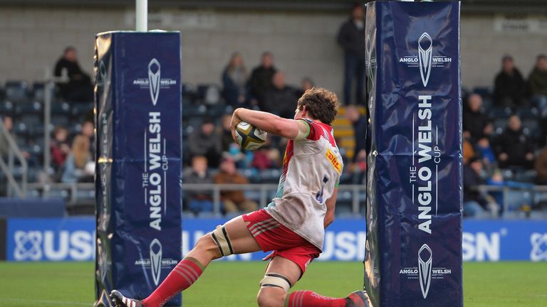 Charlie Matthews got Quins' scoring underway in the second half
