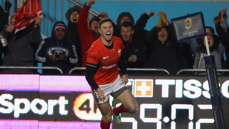 Chris Ashton scored the only try of the game