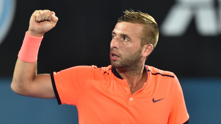 Dan Evans is into his first ever ATP semi-final after a first ever win against a top ten ranked player