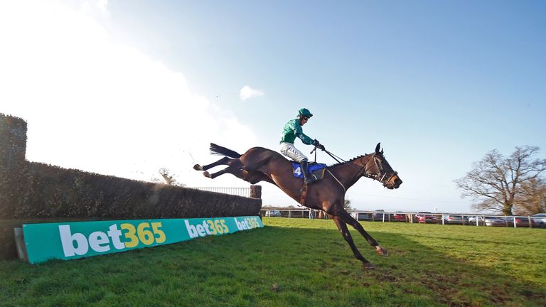 Daryl Jacob riding Calett Mad to victory at Taunton