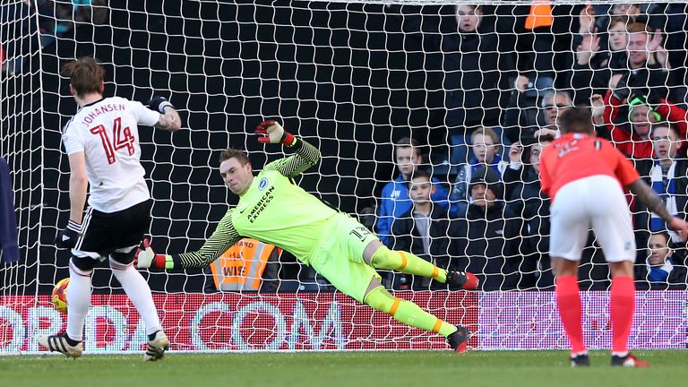 David Stockdale started January in form, saving a Stefan Johansen penalty at Fulham