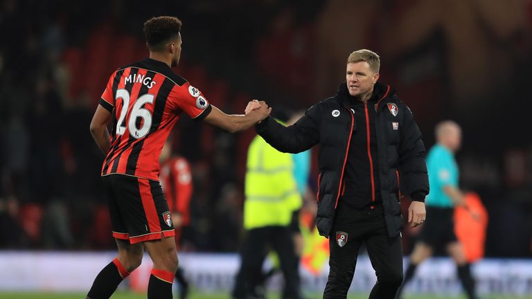 Eddie Howe was pleased with his side's draw at home to Watford