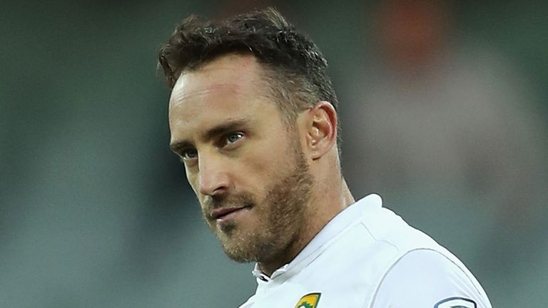 South Africa Test captain Faf du Plessis