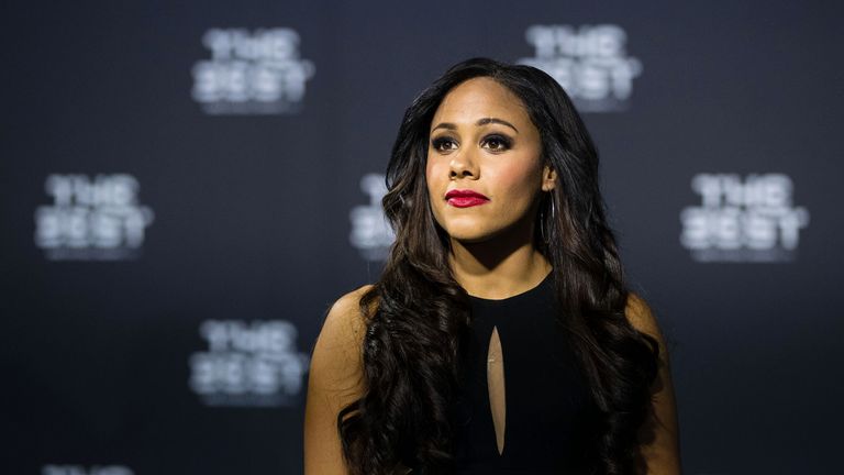 Alex Scott arrives for The Best FIFA Football Awards 2016