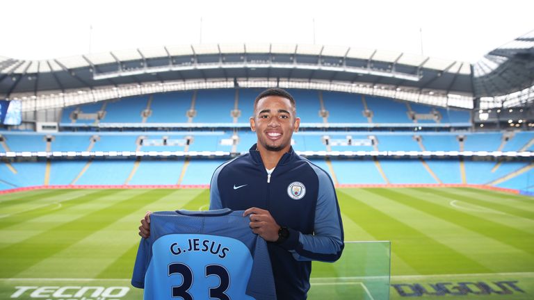Manchester City new signing Gabriel Jesus