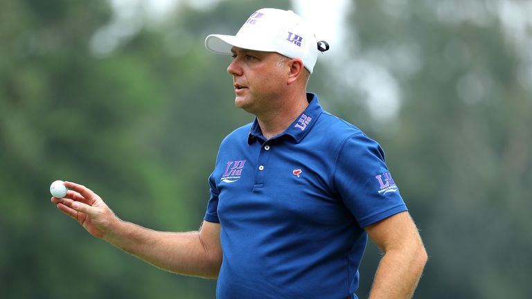 Graeme Storm during day four of the BMW South African Open