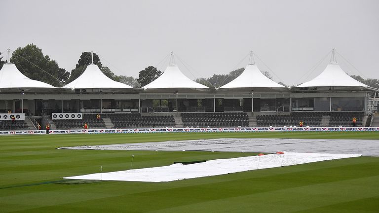Rain meant no play on day three of the second Test between New Zealand and Bangladesh at Hagley Oval, Christchurch