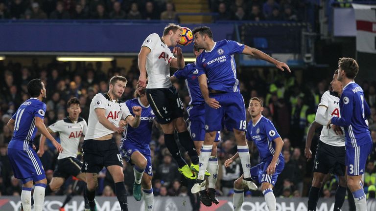 Harry Kane, Diego Costa, Tottenham Hotspur v Chelsea, Premier League