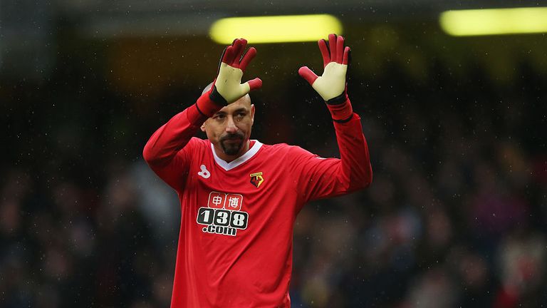 Watford goalkeeper Heurelho Gomes