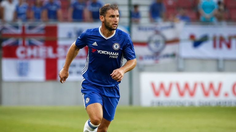 Branislav Ivanovic's Chelsea future is not yet certain, according to Antonio Conte