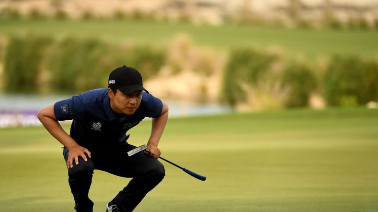 Wang was very happy with his putting as he chases his third European Tour title