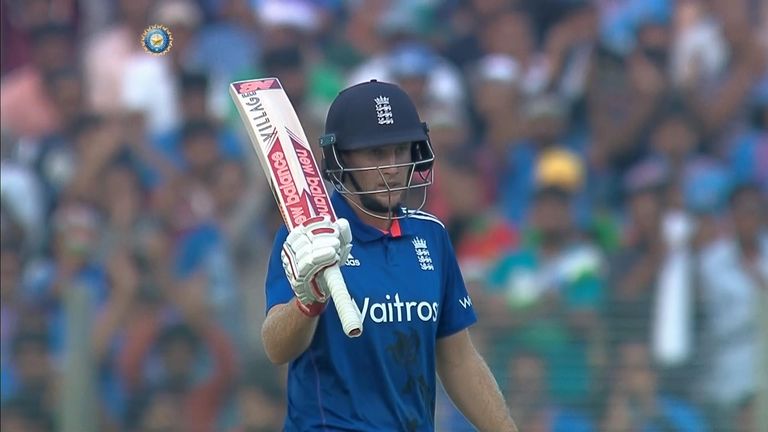 Joe Root goes to 50 in the first ODI
