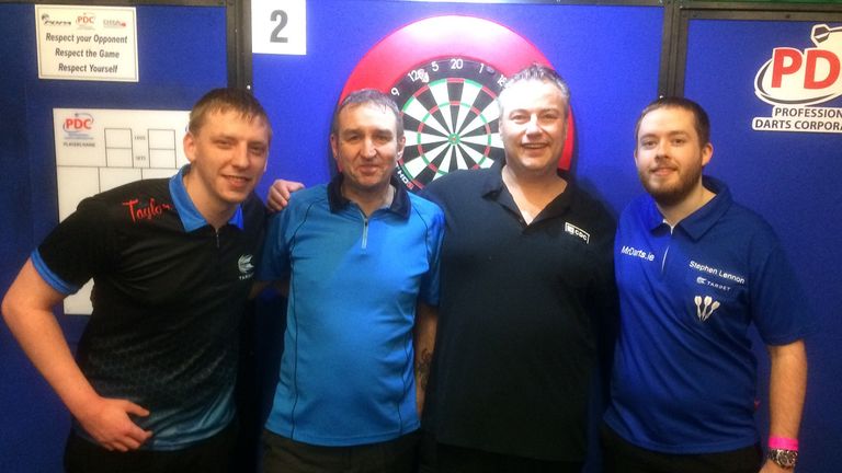 John Part and Richie Burnett were among the four PDC Tour Card winners on Saturday