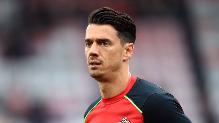Southampton's Jose Fonte before the Premier League match at the Vitality Stadium, Bournemouth.