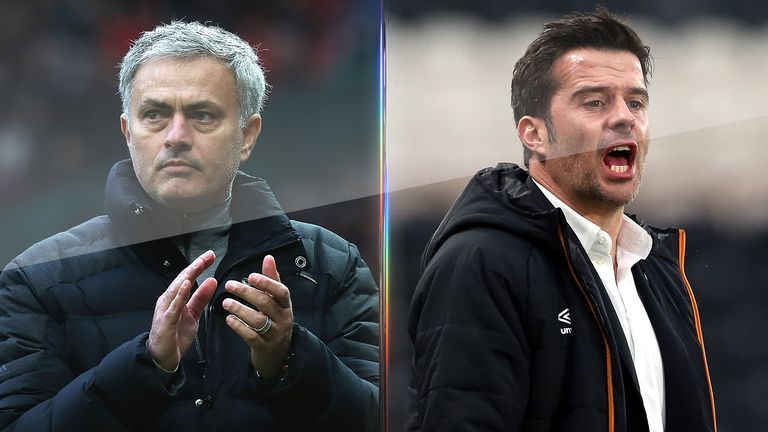 Jose Mourinho and Marco Silva