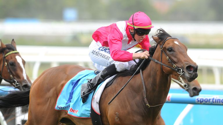 Josh Cartwright riding Romancingthestone