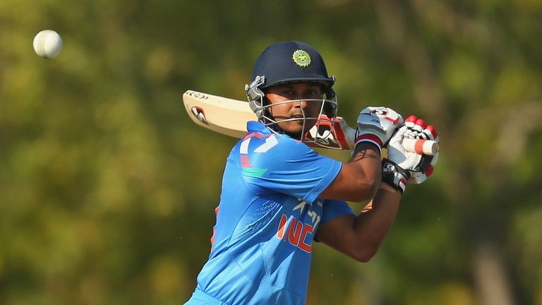 Kedar Jadhav bats during the Cricket Australia Quadrangular Series Final match between Australia 'A' and India 'A'