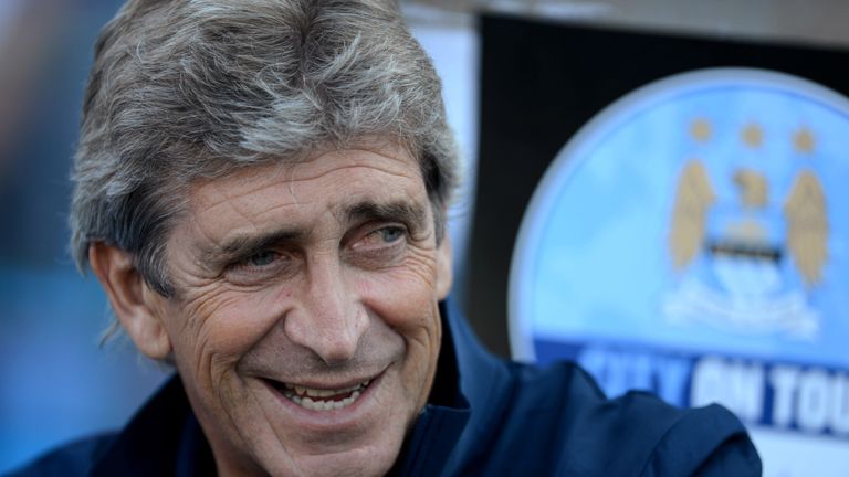 PRETORIA, SOUTH AFRICA - JULY 14: Manchester City manager, Manuel Pellegrini during the Nelson Mandela Football Invitational match between SuperSport Unite