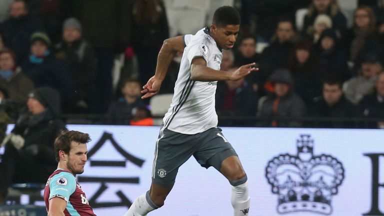 Carrick was full of praise for Marcus Rashford 