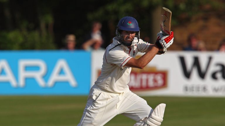 LIVERPOOL, ENGLAND - AUGUST 31:  Mark Chilton  of Lancashire in action during the LV County Championship match at Liverpool Cricket Club on August 31, 2010