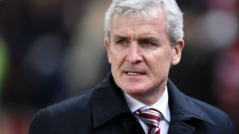 Mark Hughes saw his team win for the first time in five games