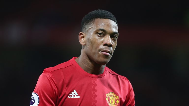 Anthony Martial will start Manchester United's FA Cup tie against Wigan on Sunday