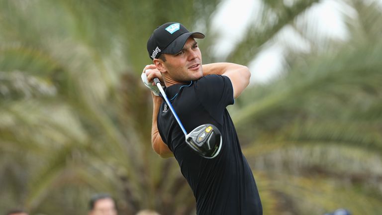 ABU DHABI, UNITED ARAB EMIRATES - JANUARY 22: Martin Kaymer of Germany tees off on the 14th hole during the final round of the Abu Dhabi HSBC Championship 