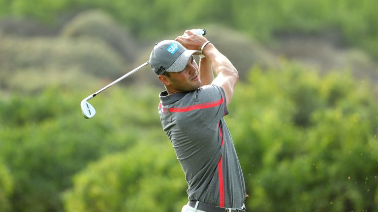 Martin Kaymer during the second round of the Abu Dhabi HSBC Championship