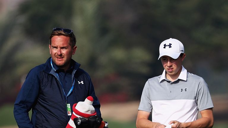 Caddie Jamie Lane was quick to console Fitzpatrick after he was "robbed" of a hole-in-one