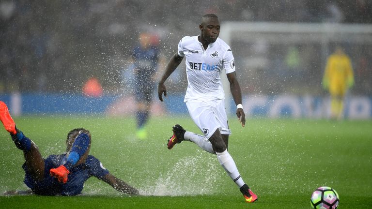 Newcastle are interested in signing Swansea’s Mo Barrow