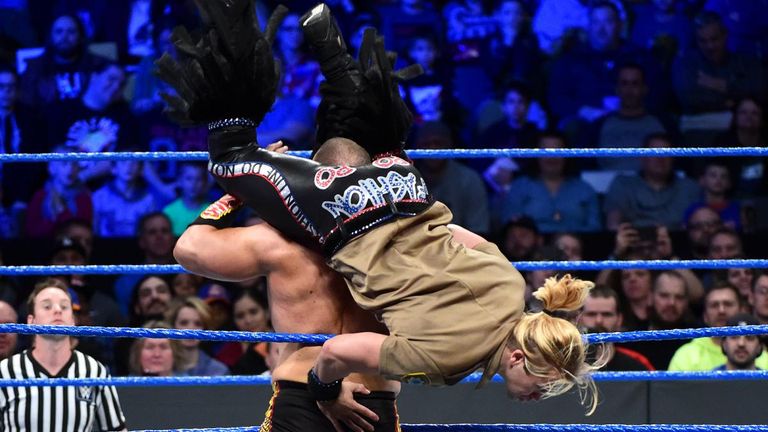 WWE Smackdown - Mojo Rawley v Tyler Breeze