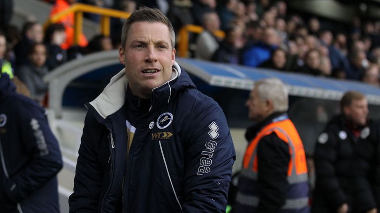 Millwall's English head coach Neil Harris arrives for the English FA Cup third round football match between Millwall and Bournemouth at The Den in south Lo