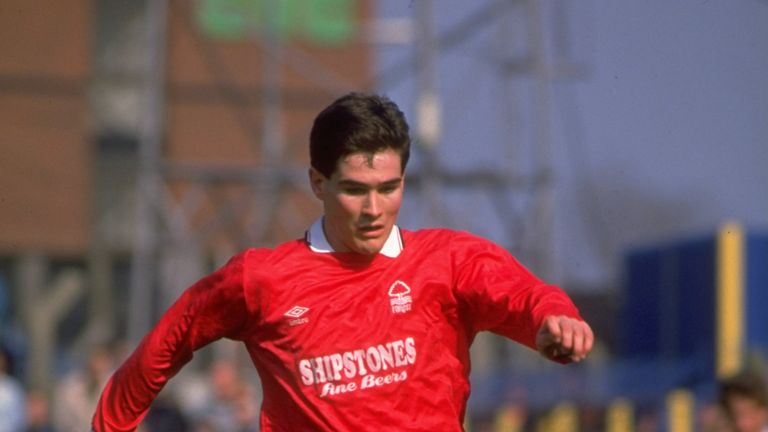 Nigel Clough played under his father, Brian, at Nottingham Forest