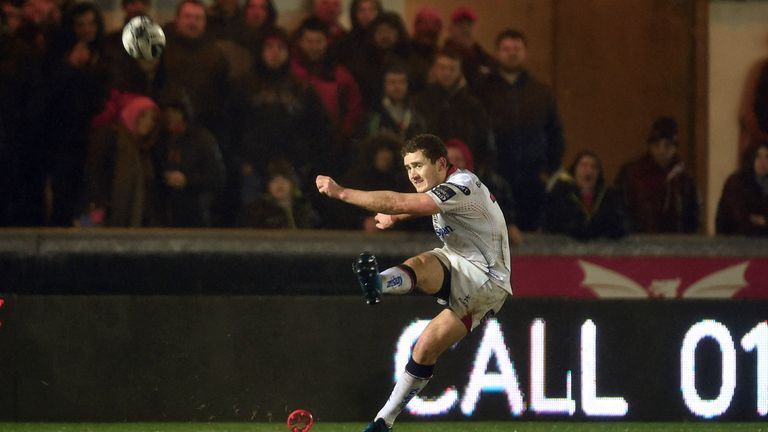 Paddy Jackson booted over three conversions and a penalty for Ulster