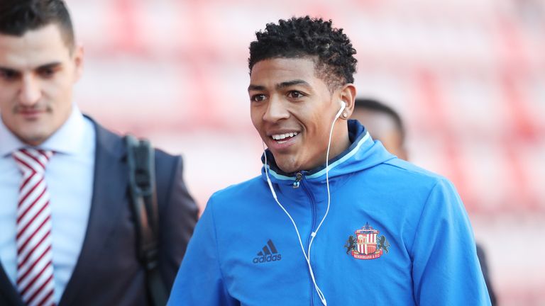 Patrick van Aanholt of Sunderland arrives at the stadiium prior to  the the Premier League match between Sunderland and Liverpool