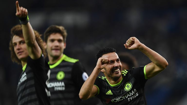 Pedro celebrates