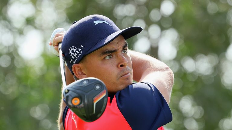 Rickie Fowler during the second round of the Abu Dhabi HSBC Championship